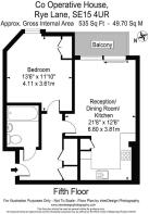 Flat 80, 257 Co Operative House, Rye Lane, SE15 4U