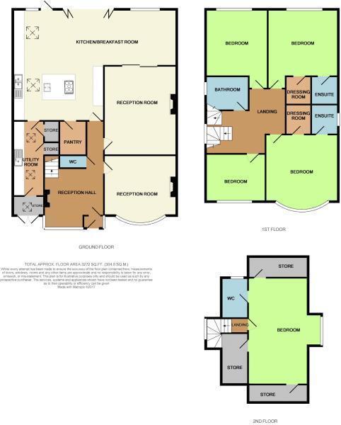 Floor Plan The Green Walk E4 7ER