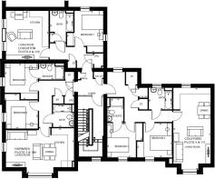 First floor apartment floorplan