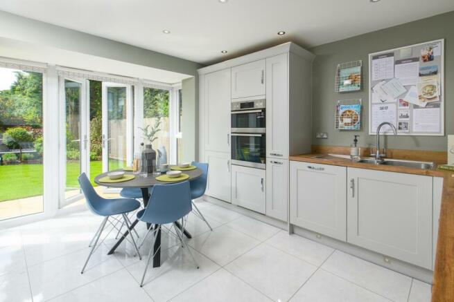 The Warwick Show Home Open-Plan kitchen diner