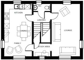 BAR NN Brooklands Taunton first floor plan