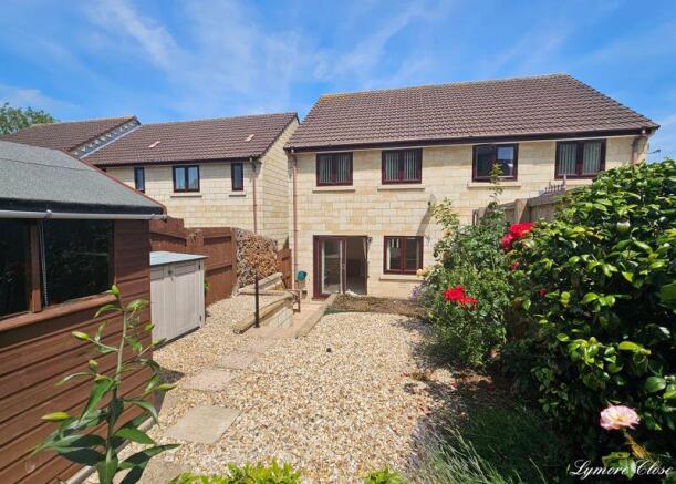 Rear of house