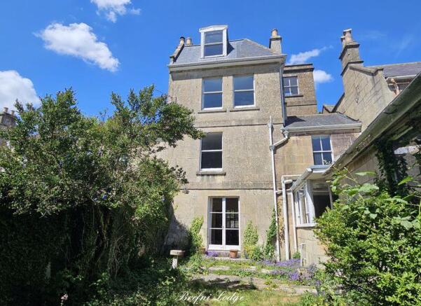 Rear of house