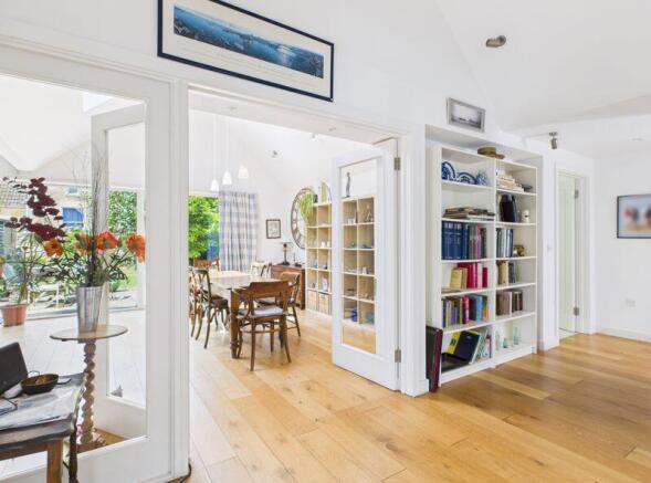 Hallway to living room