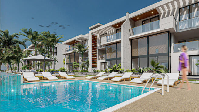 Sea View Luxury 1 Bedroom Apartments with Communal Pool & Amenities Image 9999