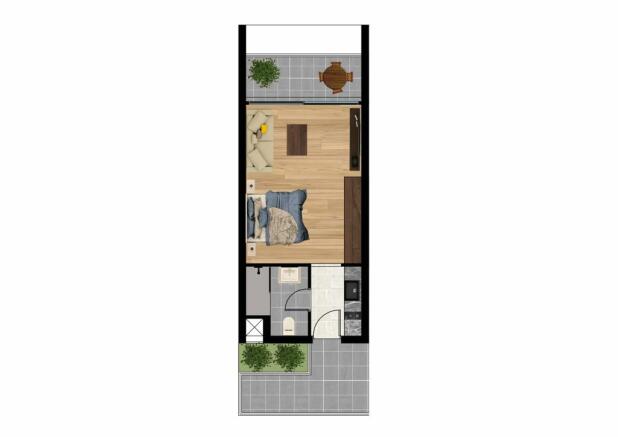 Stunning 1+0 Studio Penthouse with perfect Roof Terrace Image 9999