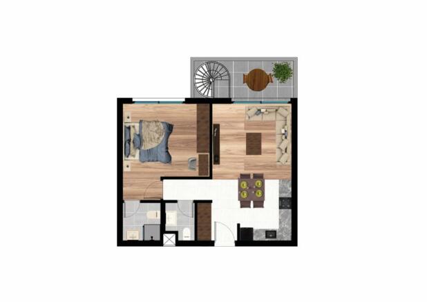 Stunning 1+1 Penthouse with Amazing Views Image 9999