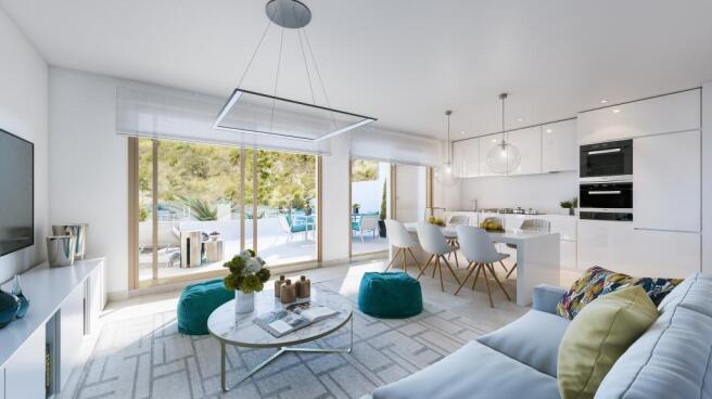 lounge kitchen