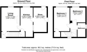 Floorplan - 11 Cherry Orchard, Codford, Warminster