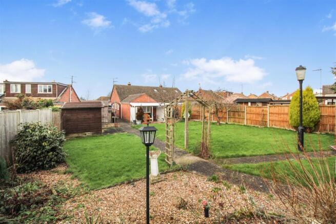 Rear of property