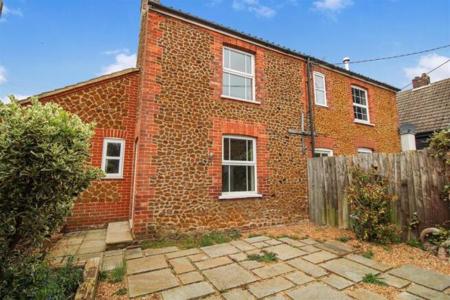 Rear of property
