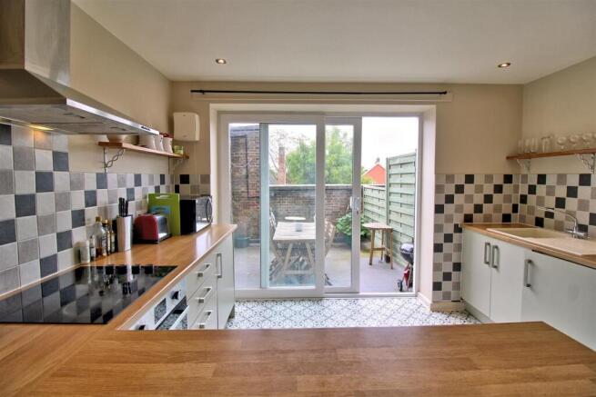 Kitchen into Courtyard