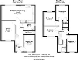 43 Butterfield Road, Wheathampstead - all floors.J
