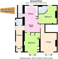 19 Vaughan Street, Flat 1, Conwy Court, Floor Plan