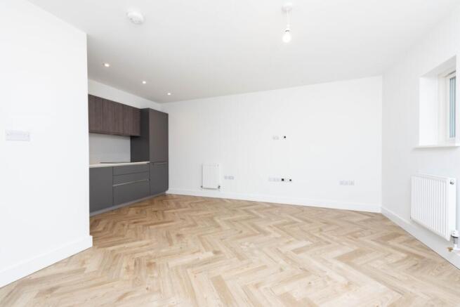 Open plan kitchen living area 