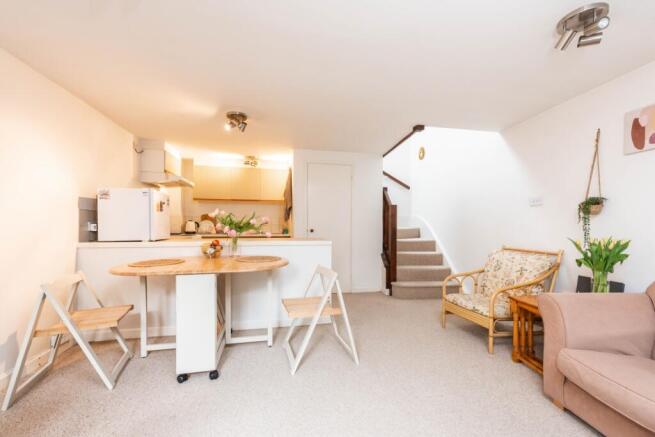 Open plan kitchen/living area 