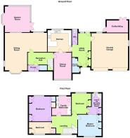 Birch Hill, Gullet Lane, Kirby Muxlow - all floors