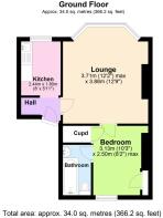 Flat 3, 9 Iddesleigh Terrace, Dawlish - floorplan