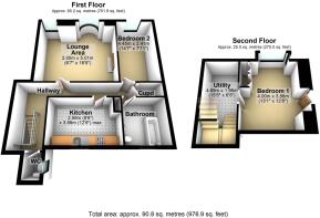 The Moorings, Dawlish - FLOORPLAN