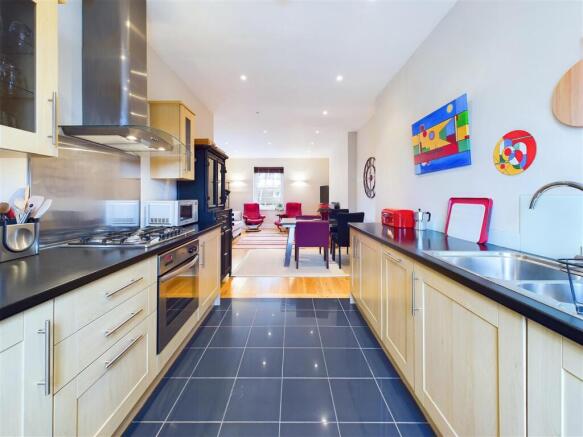 Open plan kitchen