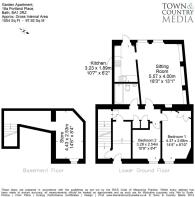 Garden Apartment, 18a Portland Place, Bath, BA1 2R