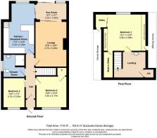 Floorplan - 110 Oakcroft Gardens, Littlehampton, B