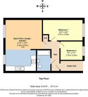 Floorplan - Flat 20 Progress House, 1, Arundel Roa