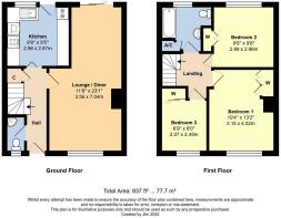 Floorp[lan - 14 Norfolk Gardens, Littlehampton, BN