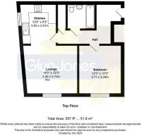 Floorplan - Flat 17 The Regent Building, Terminus 