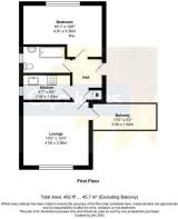 Floorplan - Flat 3 Heathcourt, 6-8 St Floras Road,