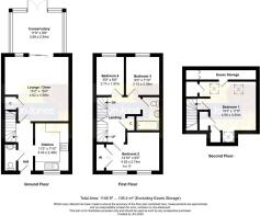 Floorplan - 4 Derwent Close, Littlehampton, BN17 6