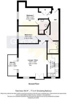 Floorplan - Flat 25 Fairlight Court Pier Road Litt