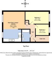 Floorplan - Flat 20 Progress House, 1, Arundel Roa