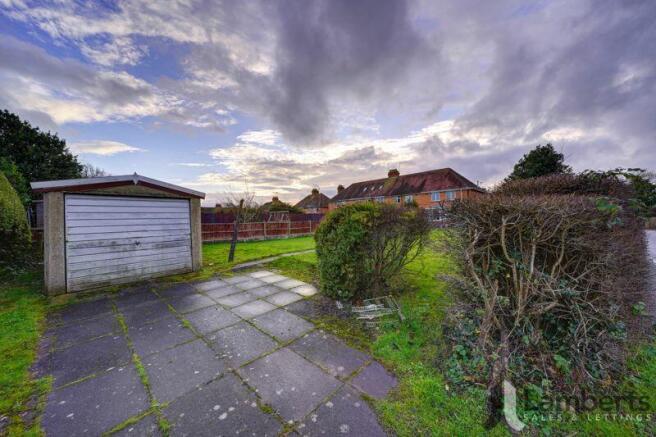 Rear Garage And Driveway