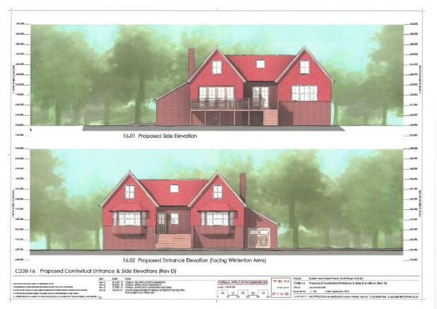 Proposed elevations