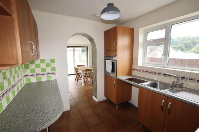 Kitchen through to dining room