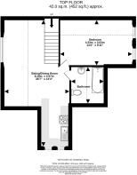 Top Floor Flat 134 Cromwell Road - Floorplan
