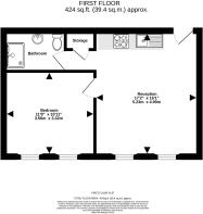 Flat 14 Decourcy House Floorplan