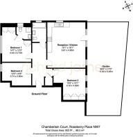 1 Chamberlain Court, Roseberry Place NW7 2FA -wate