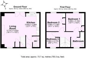 Ings Cottage, York - all floors