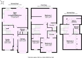 Manor Close, York - all floors.