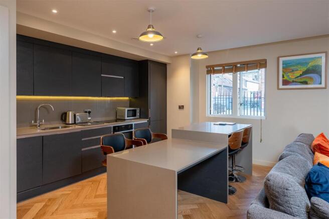 KITCHEN/LIVING SPACE