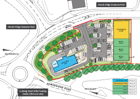 Roadside site plan
