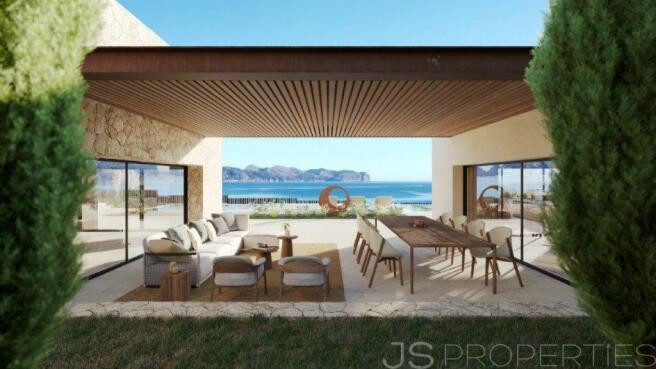 PROJECT OF A SPECTACULAR , SEAFRONT, MODERN VILLA IN MANRESA 