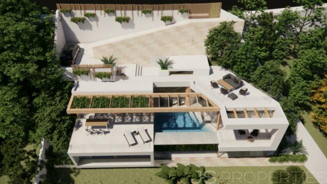 LUXURY, UNIQUE VILLA PROJECT WITH SEA VIEWS FOR SALE IN COSTA DE LA CALMA 