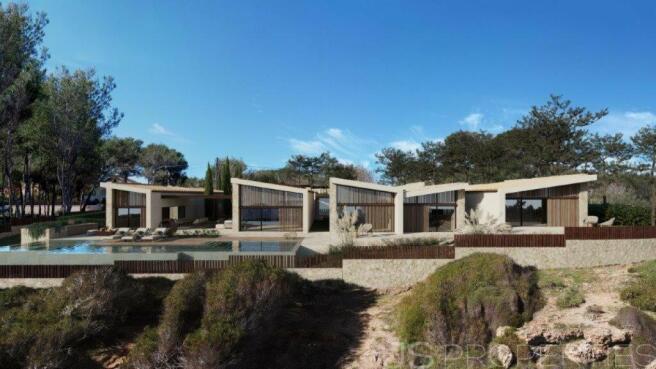 PROJECT OF A SPECTACULAR , SEAFRONT, MODERN VILLA IN MANRESA 