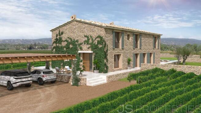SPECTACULAR MODERN COUNTRY VILLA WITH PRIVATE VINEYARD IN ALCUDIA 