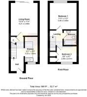 Floorplan - 6 Hampton Court River Road Littlehampt