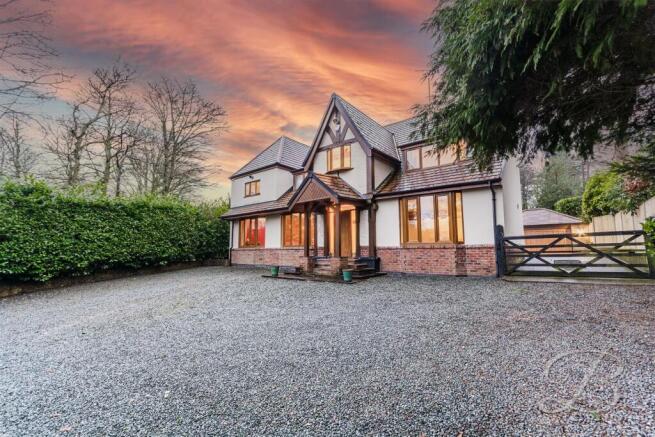 Front Elevation and Driveway