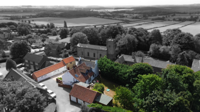 Drone image of plot